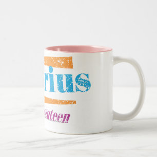 Wassermann-Aqua Zweifarbige Tasse