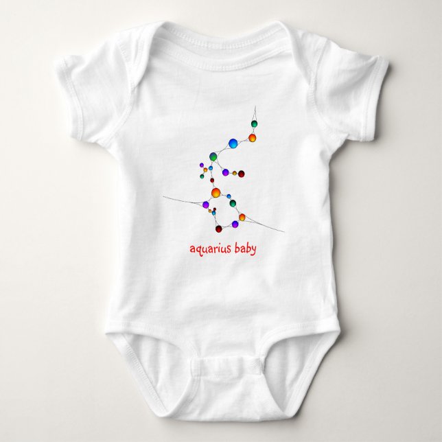 Wassermann-Baby-Bodysuit Baby Strampler (Vorderseite)