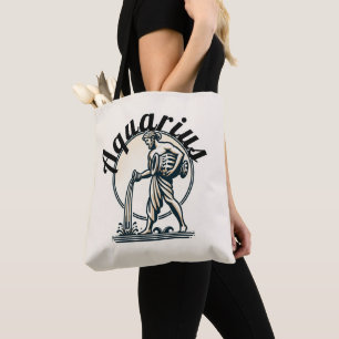Wassermann der Wassermann Vintage Tierkreiszeichen Tasche