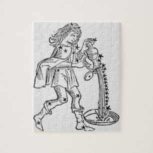Wassermann (der Wasserträger) eine Illustration