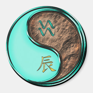Wassermann & Erddrache Magnet
