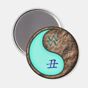 Wassermann & Erde Ochse Magnet