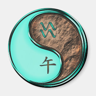Wassermann & Erdpferd Magnet