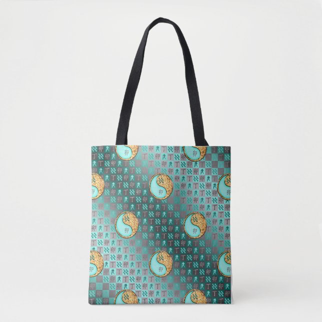 Wassermann & Feuer Kaninchen Tasche (Vorderseite)