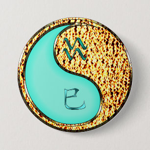 Wassermann & Feuer-Schlange Button