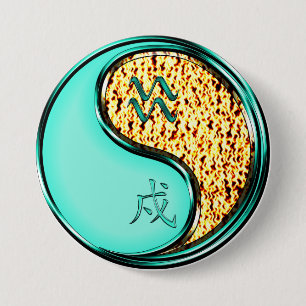 Wassermann & Feuerhund Button
