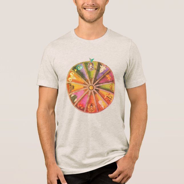 Wassermann gewinnt Tri-Blend shirt (Vorderseite)