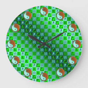 Wassermann & Holz Ziege Große Wanduhr