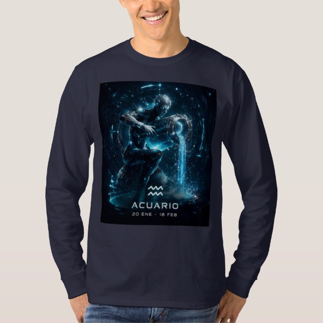 Wassermann , Horoskop,  T-Shirt (Vorderseite)