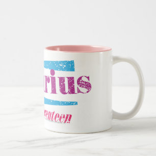 Wassermann lila zweifarbige tasse