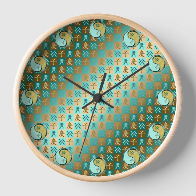 Wassermann & Metallratte Uhr (Vorderseite)