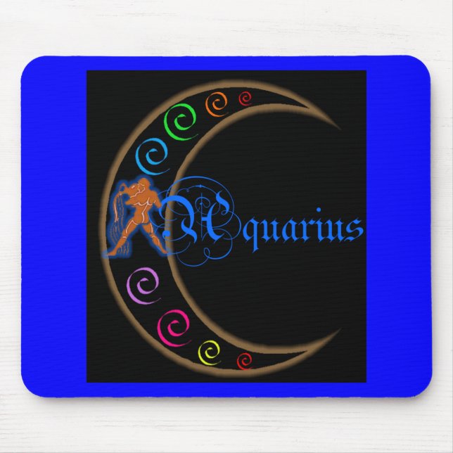 Wassermann Sternzeichen Mousepad (Vorne)