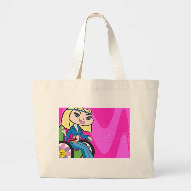 Wassermann-Taschen-Tasche Jumbo Stoffbeutel (Vorne)