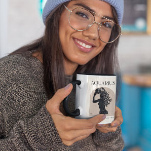 Wassermann-Tasse   Feminines Astrologie-Geschenk f Tasse