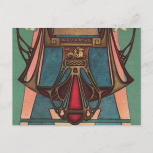 Wassermann-Tierkreis Postkarte