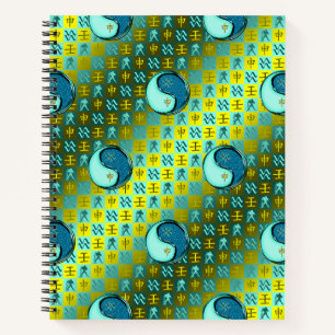 Wassermann & Wasser-Affe Notizbuch