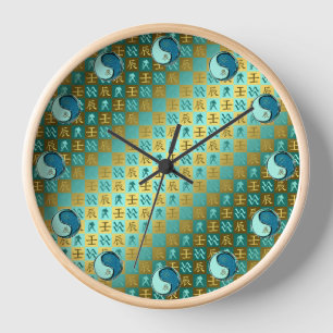 Wassermann & Wasser-Drache Uhr