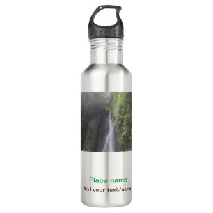 Wassermeer Strand Foto geben Namen Text Platz Somm Edelstahlflasche