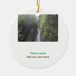 Wassermeer Strand Foto geben Namen Text Platz Somm Keramik Ornament