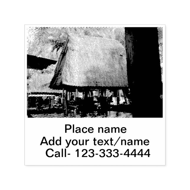 Wassermeer Strand Foto geben Namen Text Platz Somm Permastempel (Design)