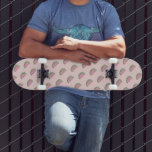 Wassermelon Doodles Muster Pink Skateboard<br><div class="desc">Skateboard mit Wassermelonenkunst</div>