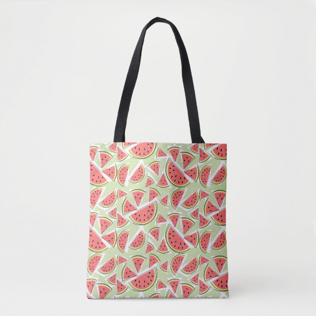 Wassermelon Multi Green Totbag Tasche (Vorderseite)