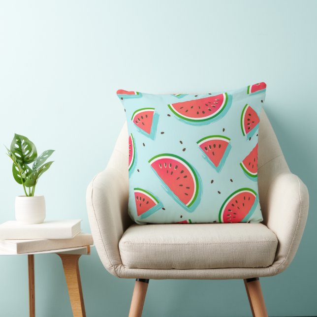 Wassermelon Splash 20x20 Kissen (Stuhl )