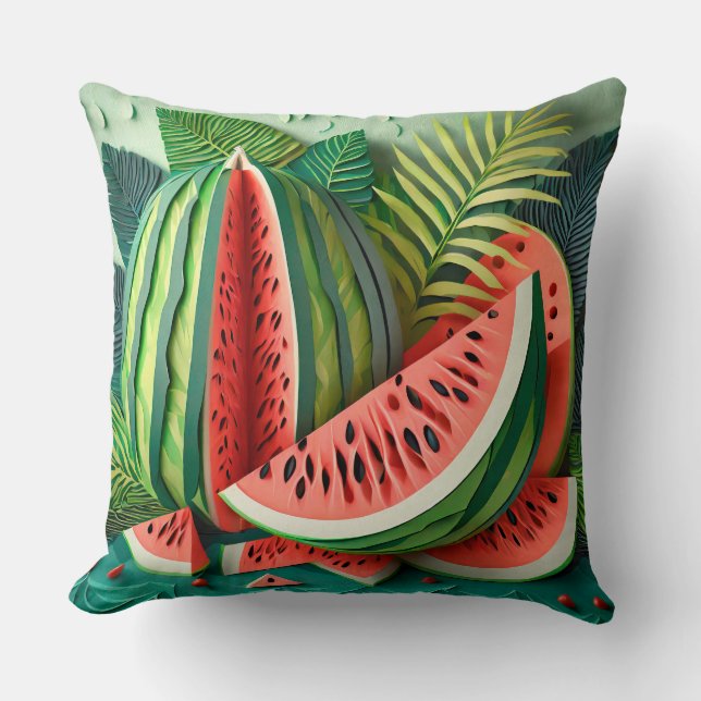 Wassermelone 3 kissen (Vorderseite)