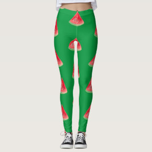 Wassermelone Aquarell Lebensmittel tropisches Must Leggings