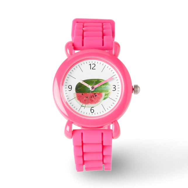 Wassermelone Armbanduhr (Vorderseite)