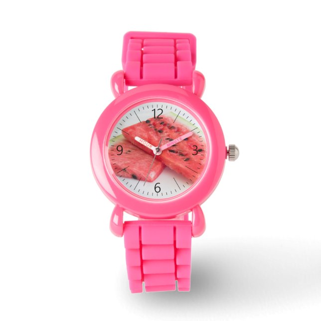 Wassermelone Armbanduhr (Vorderseite)