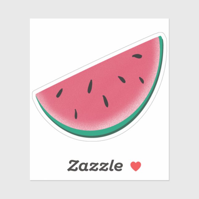 Wassermelone Aufkleber (Blatt)