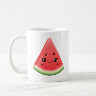 Wassermelone Benutzerdefiniert Lustiger Sommer Fru Kaffeetasse