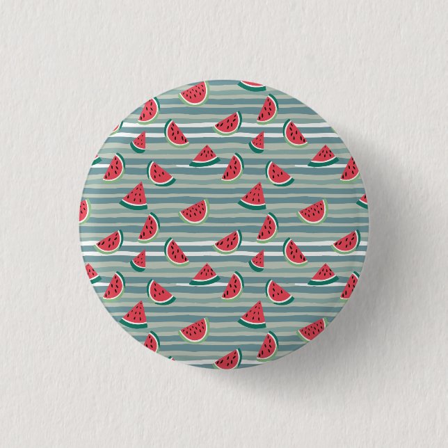 Wassermelone Button (Vorderseite)