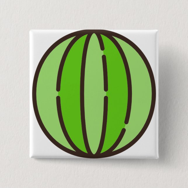Wassermelone Button (Vorderseite)