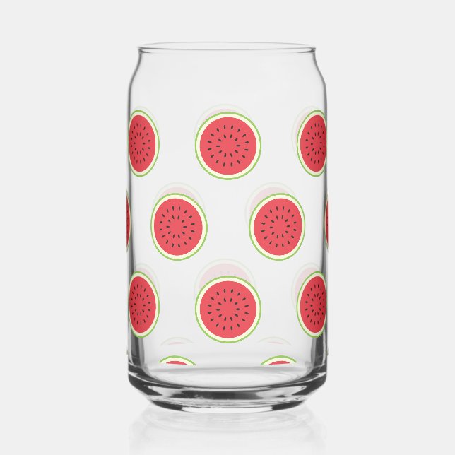 Wassermelone Can Glass Dosenglas (Vorderseite)