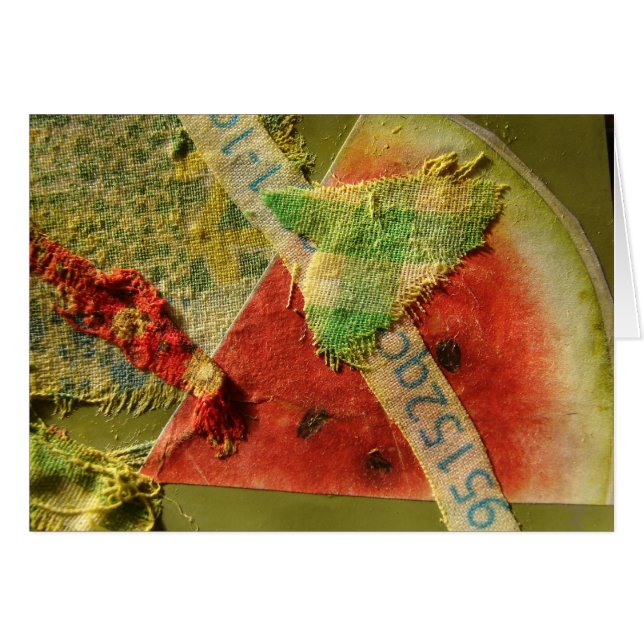 Wassermelone Collage (Vorderseite (Horizontal))