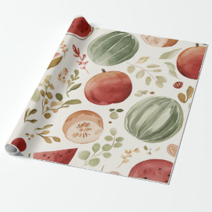 Wassermelone Cute Farbige Rosa Grün Geschenkpapier