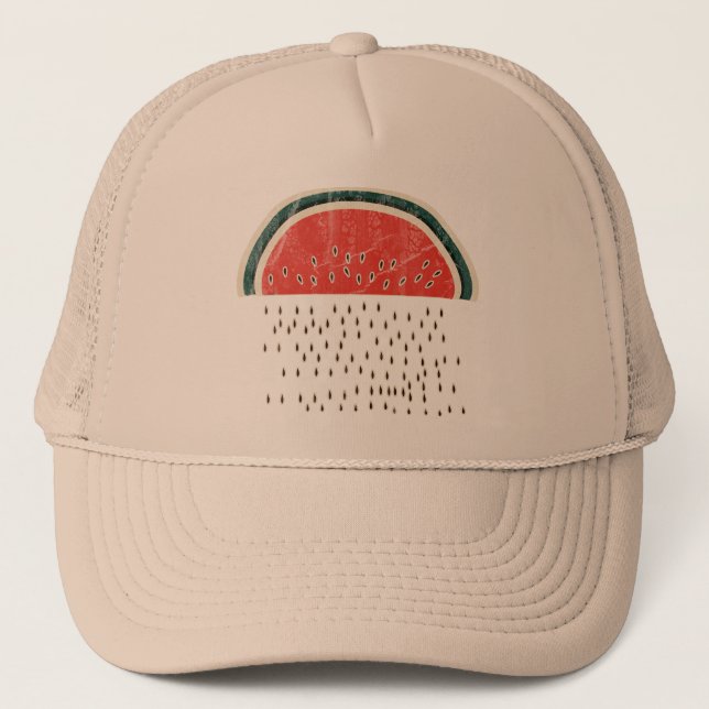 Wassermelone, die Samen regnet Truckerkappe (Vorderseite)