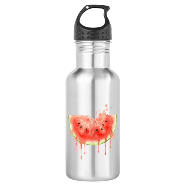 Wassermelone Edelstahlflasche (Vorderseite)