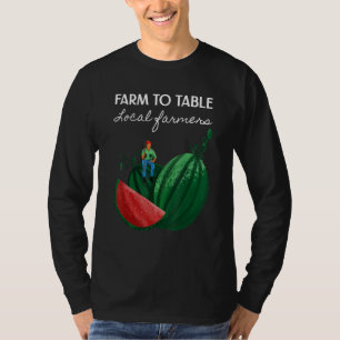 Wassermelone   Eigenes Gemüse Anbauen  Lokaler Bau T-Shirt