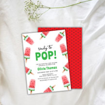 Wassermelone Eis Creme Bereit zum Pop Kinderdusche