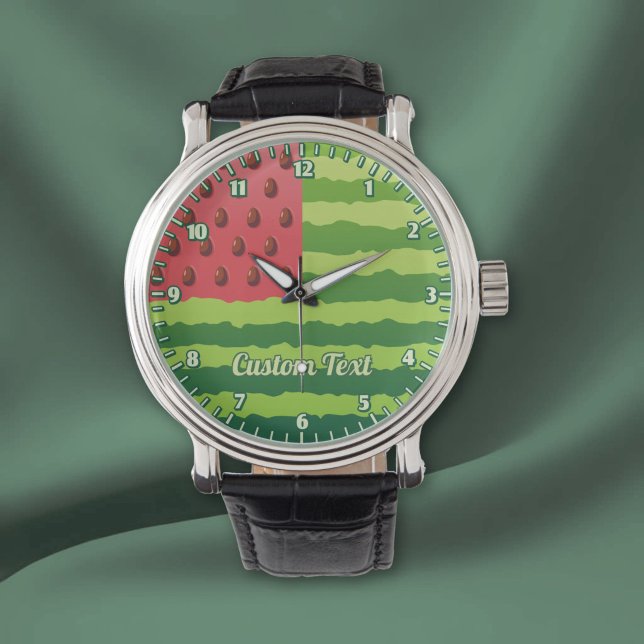 Wassermelone Flag Watch Armbanduhr (Von Creator hochgeladen)
