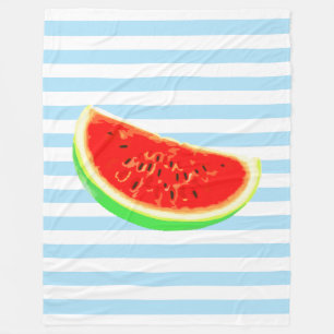 Wassermelone Fleecedecke