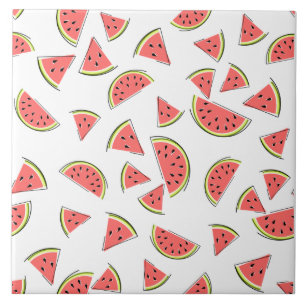 Wassermelone Fliese