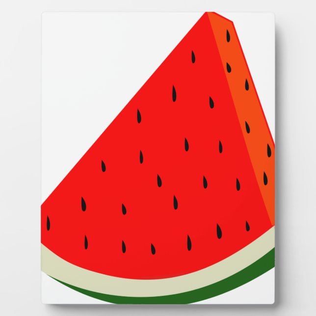 Wassermelone Fruchternte Scheibe Sommer Fotoplatte (Vorderseite)