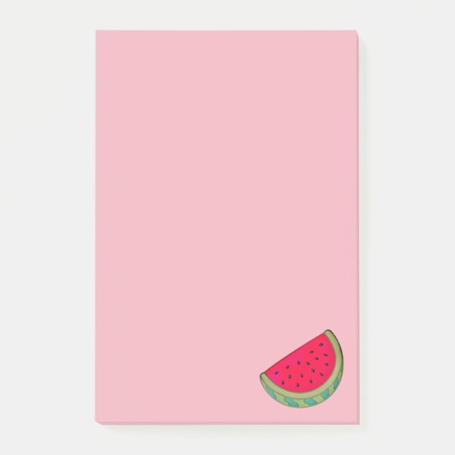 Wassermelone - Fruchtsammlung - Post-it Klebezettel (Vorderseite)