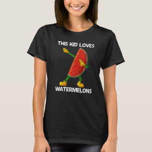 Wassermelone für Kinder Boys Melon Frucht Pflanze T-Shirt