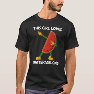 Wassermelone für Mädchen Kinder Melon Obst Pflanze T-Shirt