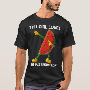 Wassermelone für Mädchen Kinder Melon Obst Pflanze T-Shirt